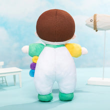 Carica l&#39;immagine nel visualizzatore di Gallery, Personalized Mini Plush Baby Boy Doll with Dinosaur Romper