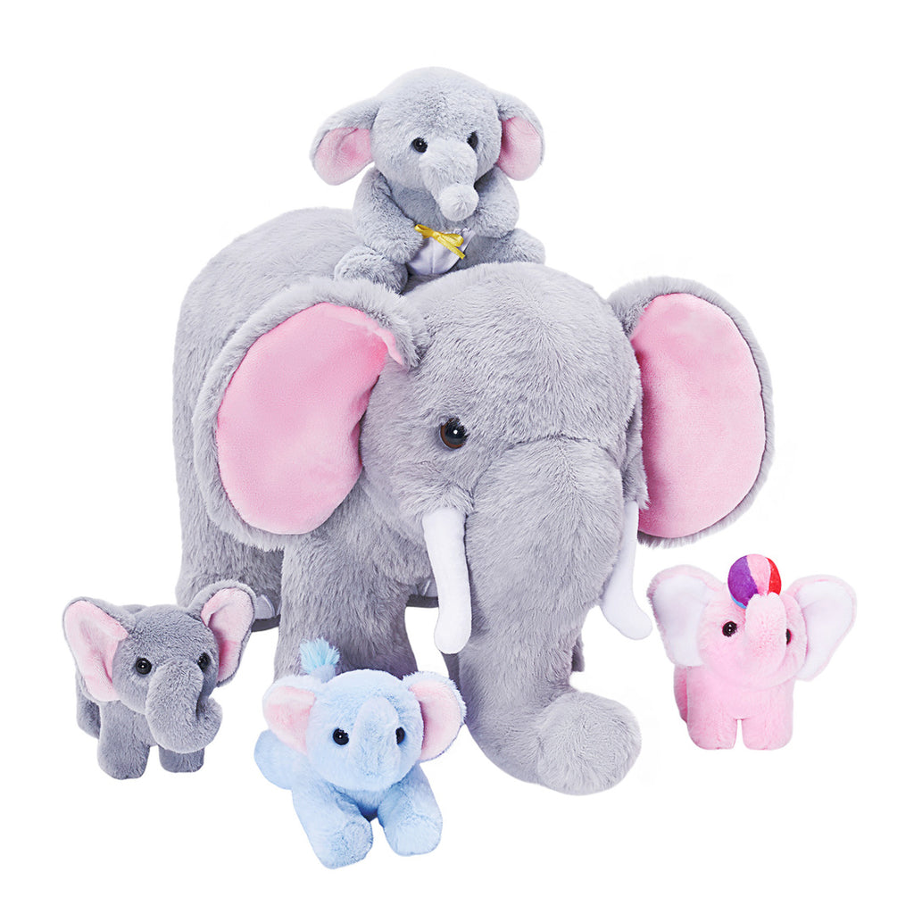 Ouozzz Animals Family Toy Set with Babies For Kids Gift Set Plush Toy Ouozzzshop