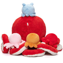 Load image into Gallery viewer, Octopus Stuffed Animal with 4 Baby Octopuses Inside