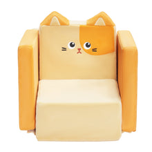 Carica l&#39;immagine nel visualizzatore di Gallery, 2 in 1 Cute Cat Children Sofa Couch and Desk