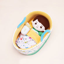 Cargar imagen en el visor de la galería, Personalized Baby Boy Plush Doll &amp; Gift Set