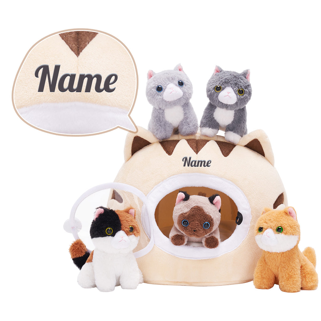 Personalized Soft Plush Playset Sensory Toy Kit - 10 Themes