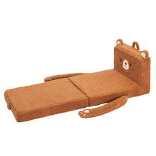 Cargar imagen en el visor de la galería, Foldable Polar Fleece Animal Bear Style Children Sofa