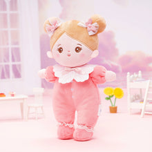 Indlæs billede til gallerivisning Personalized Pink Mini Plush Baby Girl Doll