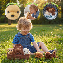 Indlæs billede til gallerivisning Golden Retriever Puppy Plush Toy Set