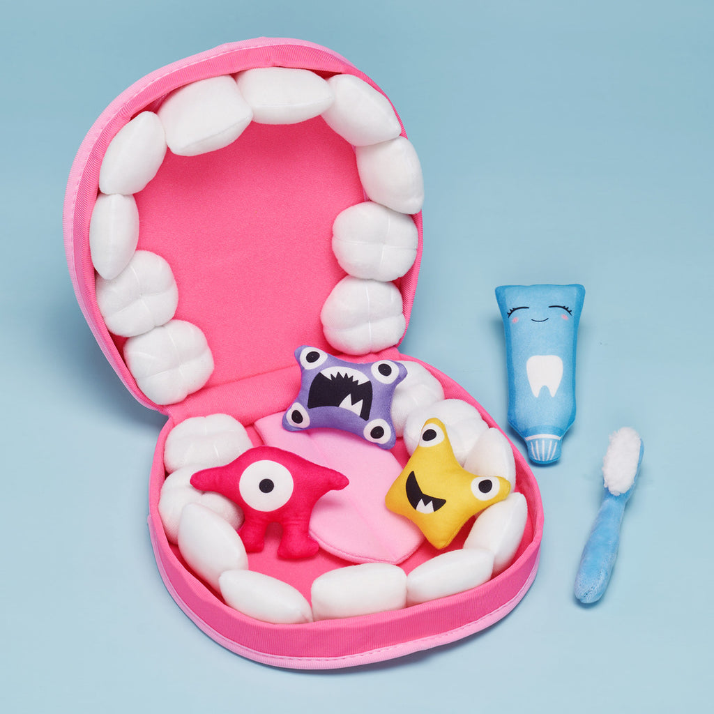 Children Dental Health Enlightenment Toothbrushing Plush Toy Kit