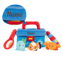 Indlæs billede til gallerivisning Personalized Plush Playset Sound Toy + 15 Inch Doll Gift Set