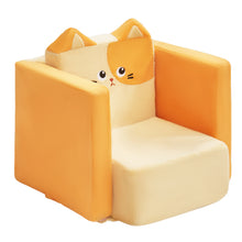 Carica l&#39;immagine nel visualizzatore di Gallery, 2 in 1 Cute Cat Children Sofa Couch and Desk