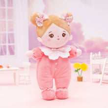 Carica l&#39;immagine nel visualizzatore di Gallery, Personalized Pink Mini Plush Baby Girl Doll