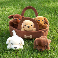 Indlæs billede til gallerivisning Golden Retriever Puppy Plush Toy Set