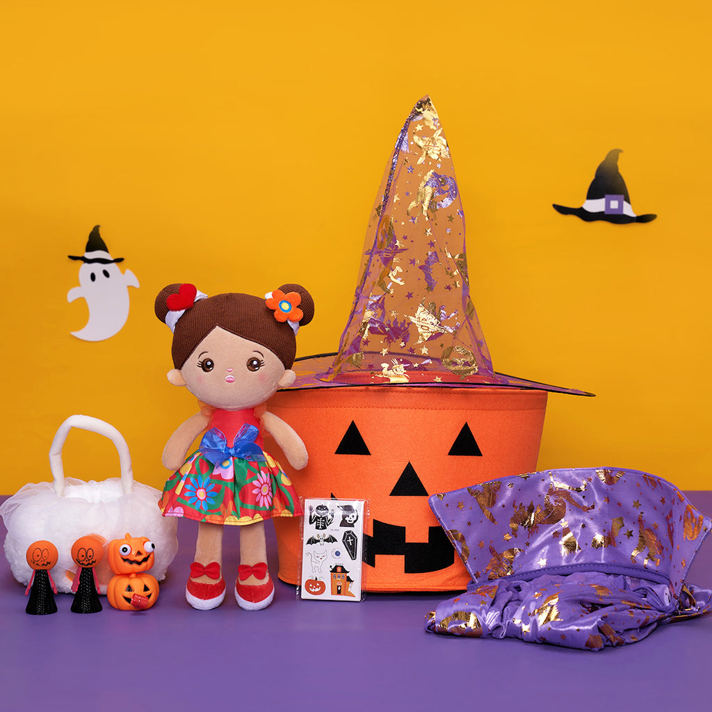 Oferta de Halloween - Set de regalo personalizado para bebés con muñecas