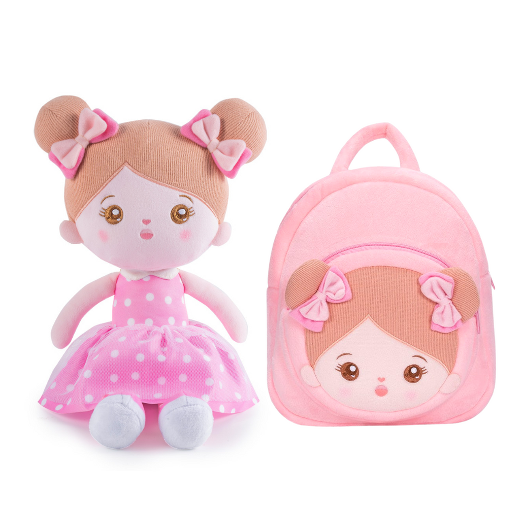 OUOZZZ Paquete de muñeca + mochila personalizada