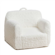 Charger l&#39;image dans la galerie, Cream White Cashmere Sofa Chair for Children