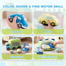 Afbeelding in Gallery-weergave laden, Personalized Baby&#39;s First Truck Car Sensory Toy Set