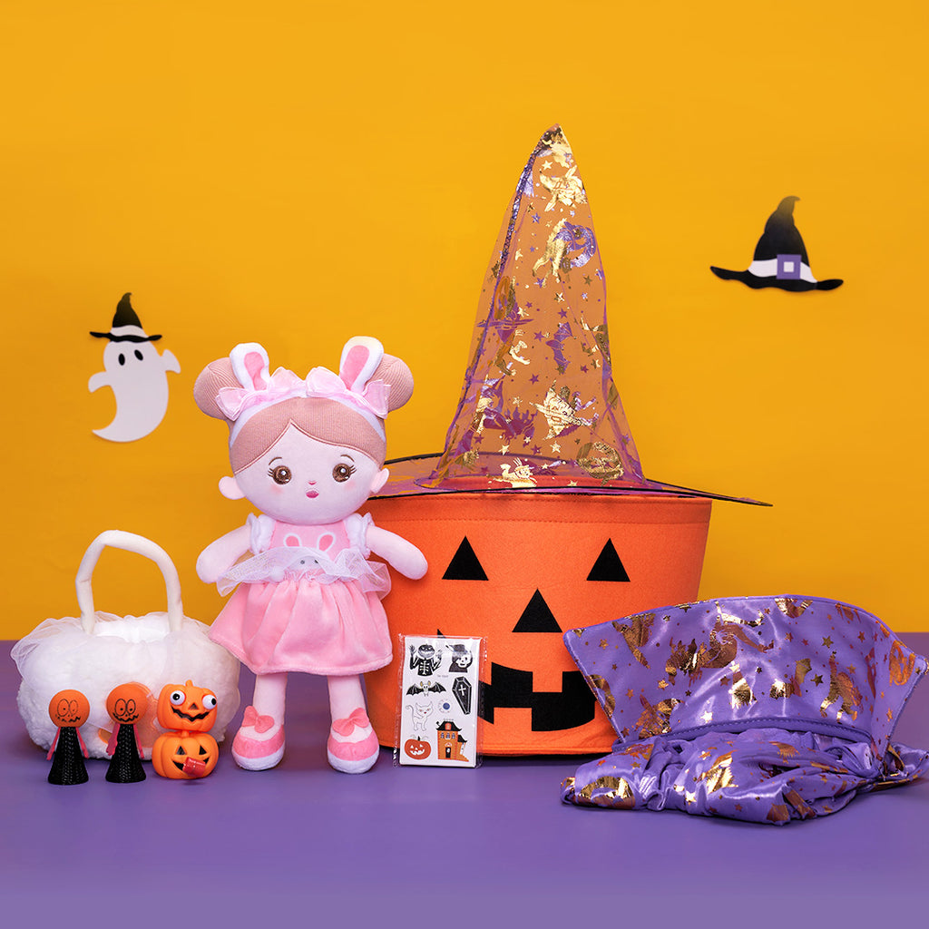 Oferta de Halloween - Set de regalo personalizado para bebés con muñecas