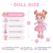 Charger l&#39;image dans la galerie, Personalized Abby Bunny Doll + Backpack