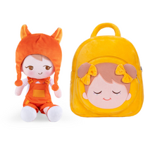 Afbeelding in Gallery-weergave laden, Animal Series - Personalized Doll and Backpack Bundle