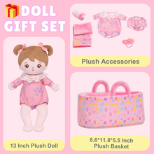 Cargar imagen en el visor de la galería, Personalized Dress-up Plush Baby Girl Doll Gift Set