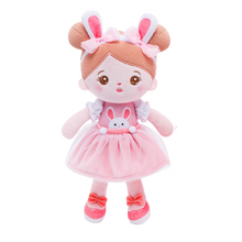Afbeelding in Gallery-weergave laden, Personalized 13 Inch Girl Plush Doll