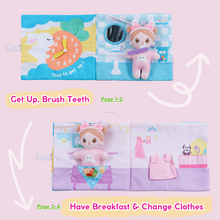 Laden Sie das Bild in den Galerie-Viewer, Personalized Activity Cloth Baby Book Educational Toy