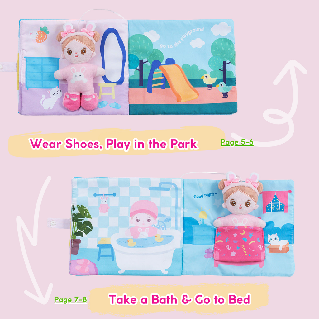 Personalized Activity Cloth Baby Book Educational Toy