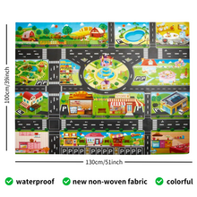 Laden Sie das Bild in den Galerie-Viewer, Personalized Plush Double Deck Truck Trailer Sensory Toy Set