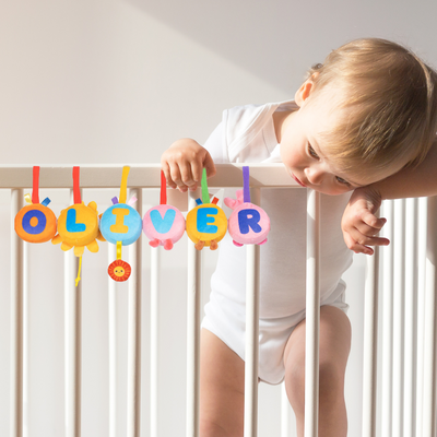 Personalized Name Alphabet Plush Pendant, Initials or Characters Combo