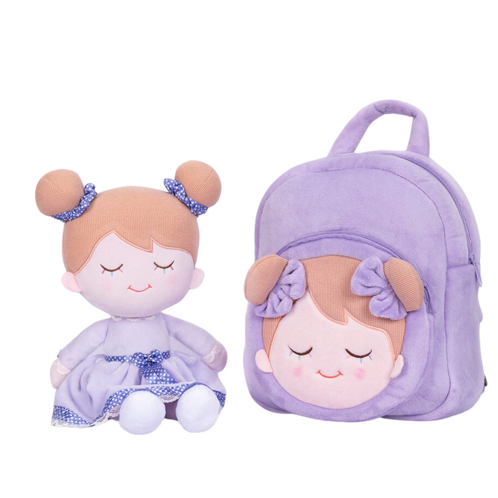 OUOZZZ Paquete de muñeca + mochila personalizada