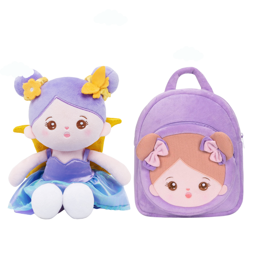 OUOZZZ Paquete de muñeca + mochila personalizada