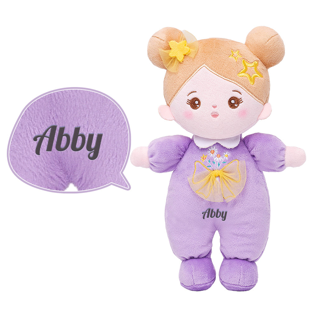 Bambola di peluche personalizzata Abby dolce ragazza