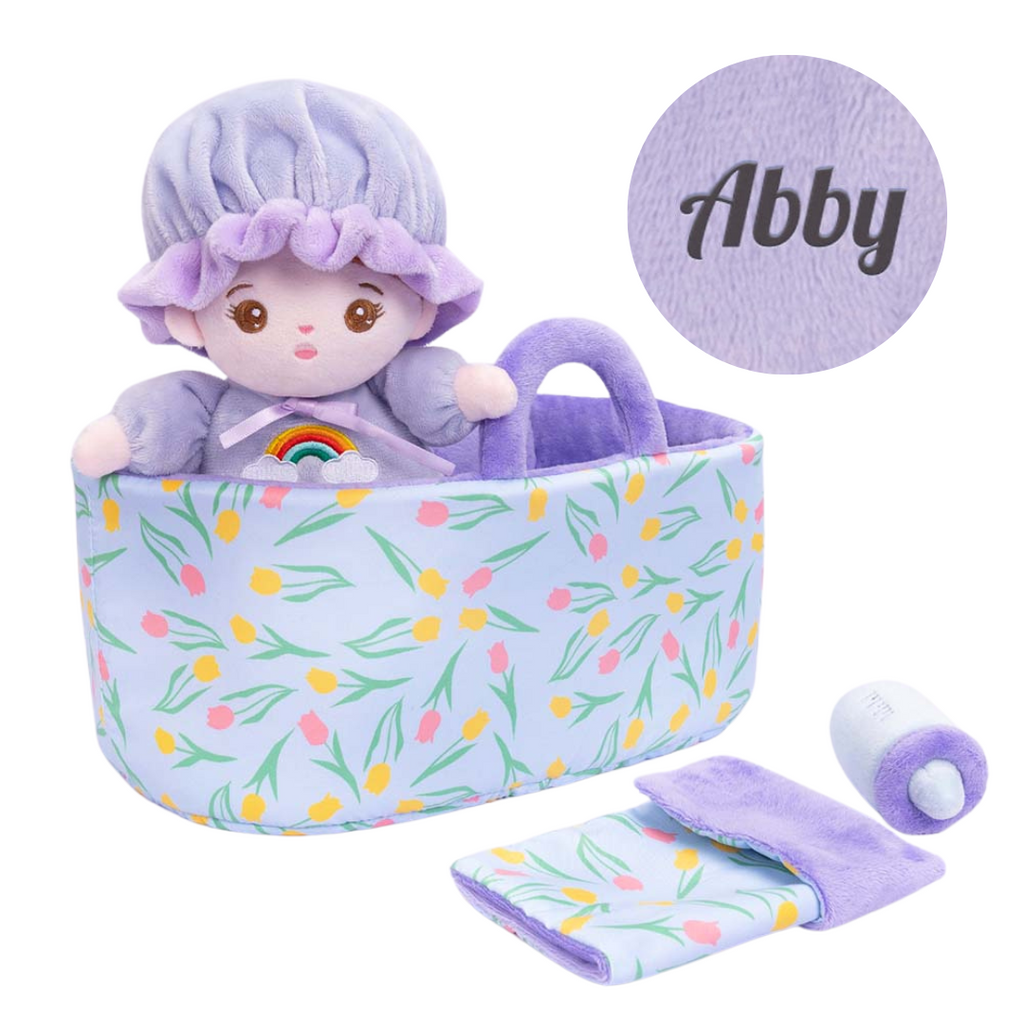 Nuovo aggiornamento - Set regalo personalizzato per bambole in peluche (15 pollici) per bambini