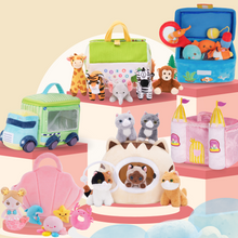 Carica l&#39;immagine nel visualizzatore di Gallery, Personalized Soft Plush Playset Sensory Toy Kit - 10 Themes