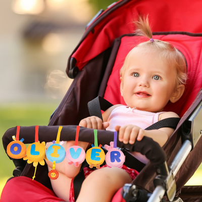 Personalized Name Alphabet Plush Pendant, Initials or Characters Combo