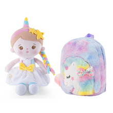 Load image into Gallery viewer, OUOZZZ Personalized Doll + Backpack Bundle