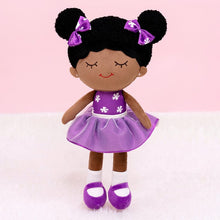 Cargar imagen en el visor de la galería, OUOZZZ Unique Mother&#39;s Day Gift Personalized 15 Inch Plush Doll N- Deep Skin Purple🤎 / 10.63 inch (Mini Style)