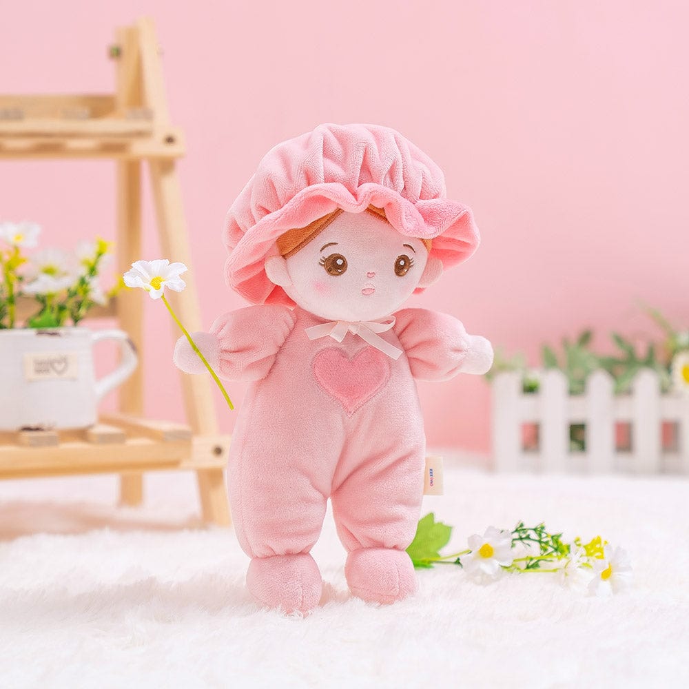 OUOZZZ Personalized Mini Pink Girl Doll Pink