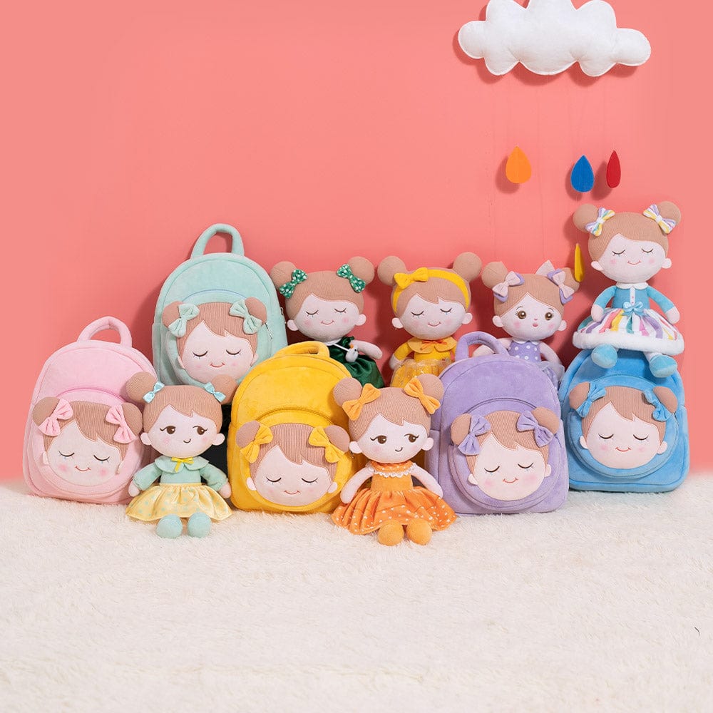 OUOZZZ Personalized Plush Doll and Optional Backpack