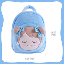 Indlæs billede til gallerivisning OUOZZZ Personalized Abby Blue Girl Plush Doll and Backpack Gift Set Abby Ballerina + Backpack