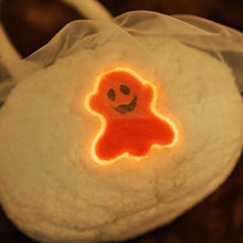 Cargar imagen en el visor de la galería, OUOZZZ Yellow Pumpkin Basket White Ghost Cloth Basket