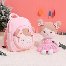 Indlæs billede til gallerivisning OUOZZZ Personalized Doll and Optional Accessories Combo 💕A - Pink / Doll + Bag I