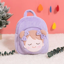 Load image into Gallery viewer, OUOZZZ Personalized IRIS Purple Doll Backpack Gift Set Purple Backpack