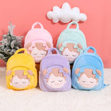 Personalized Backpack and Optional Cute Plush Doll