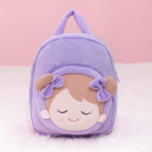 Ladda upp bild till gallerivisning, OUOZZZ Personalized IRIS Purple Doll Backpack Gift Set Purple Backpack