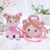 Personalized Sweet Pink Doll and Shoulder Bag