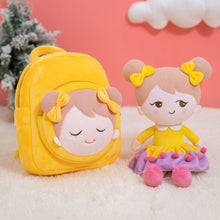Carica l&#39;immagine nel visualizzatore di Gallery, OUOZZZ Personalized Yellow Backpack Yellow Becky &amp; Backpack