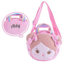 Laden Sie das Bild in den Galerie-Viewer, OUOZZZ Personalized Backpack and Optional Cute Plush Doll Shoulder Bag / Only Bag