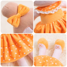 Cargar imagen en el visor de la galería, OUOZZZ Personalized Orange Girl Plush Doll Becky Orange