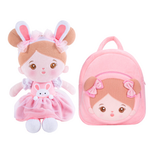 Carica l&#39;immagine nel visualizzatore di Gallery, Personalized Baby Girl Doll and Matching Backpack