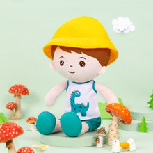 Cargar imagen en el visor de la galería, Personalizedoll Personalized Summer Boy Plush Baby Boy Doll Only Doll
