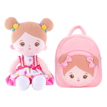 Cargar imagen en el visor de la galería, Personalized Baby Girl Doll and Matching Backpack